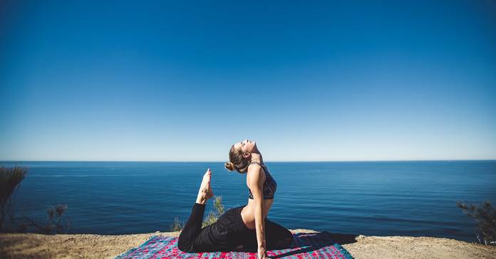 vežbanje joga more